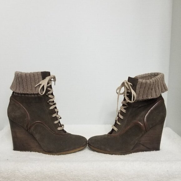 PRICE DROP-Chloe` Lace up Sock Bootie - Picture 9 of 10